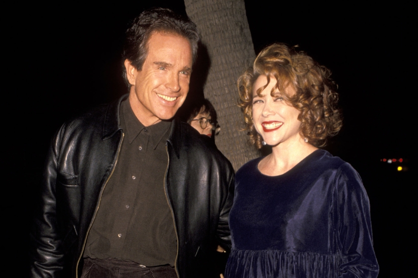 Warren Beatty and Annette Bening at the L.A. premiere of "Bugsy" in 1991. 