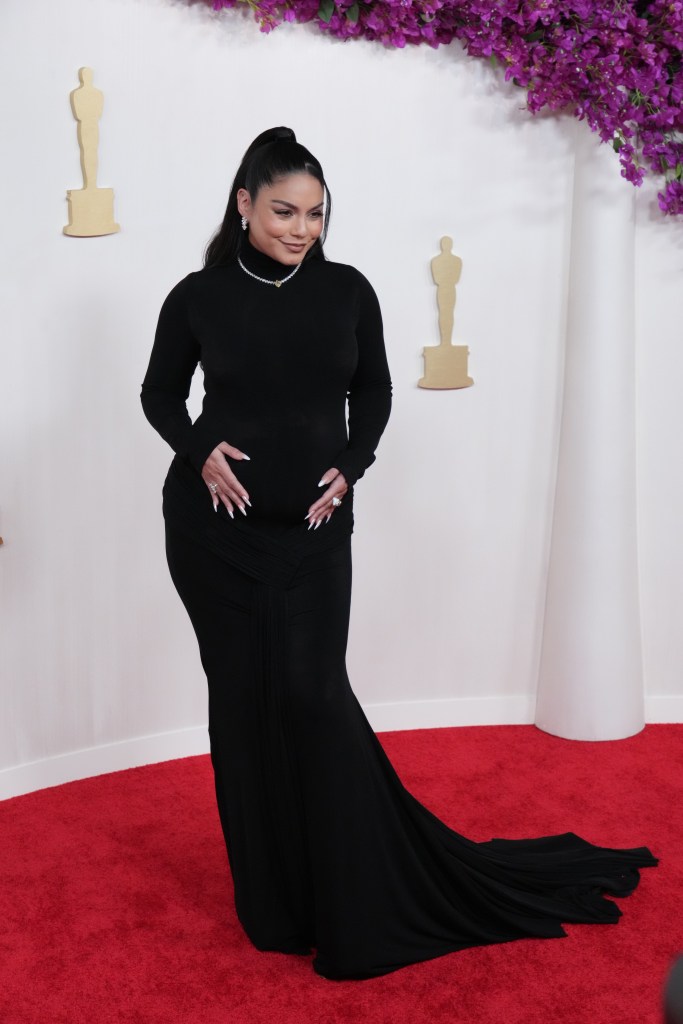 HOLLYWOOD, CALIFORNIA - MARCH 10: Vanessa Hudgens attends the 96th Annual Academy Awards at Dolby Theatre on March 10, 2024 in Hollywood, California.