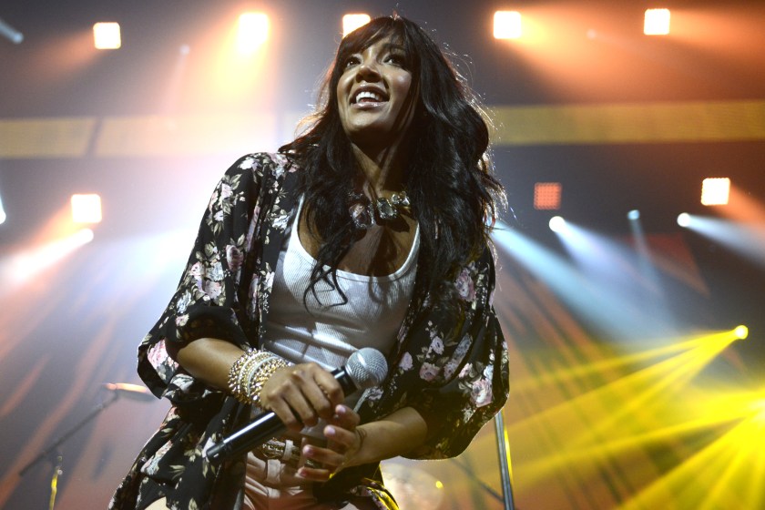 AUSTIN, TX - MARCH 15:  Mickey Guyton performs as part of the iTunes Festival at SXSW at the Moody Theater on March 15, 2014 in Austin, Texas.