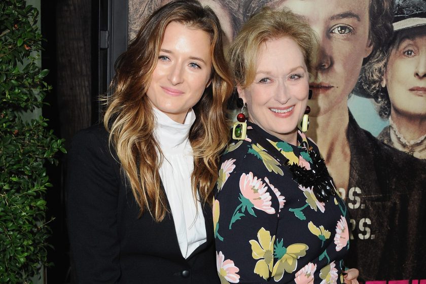 BEVERLY HILLS, CA - OCTOBER 20: Grace Gummer and mom Meryl Streep arrive at the Los Angeles Premiere Of Focus Features' "Suffragette" at Samuel Goldwyn Theater on October 20, 2015 in Beverly Hills, California.
