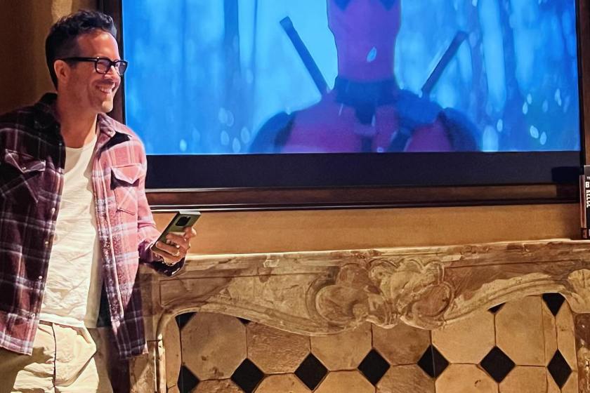 Ryan Reynolds in his NY home