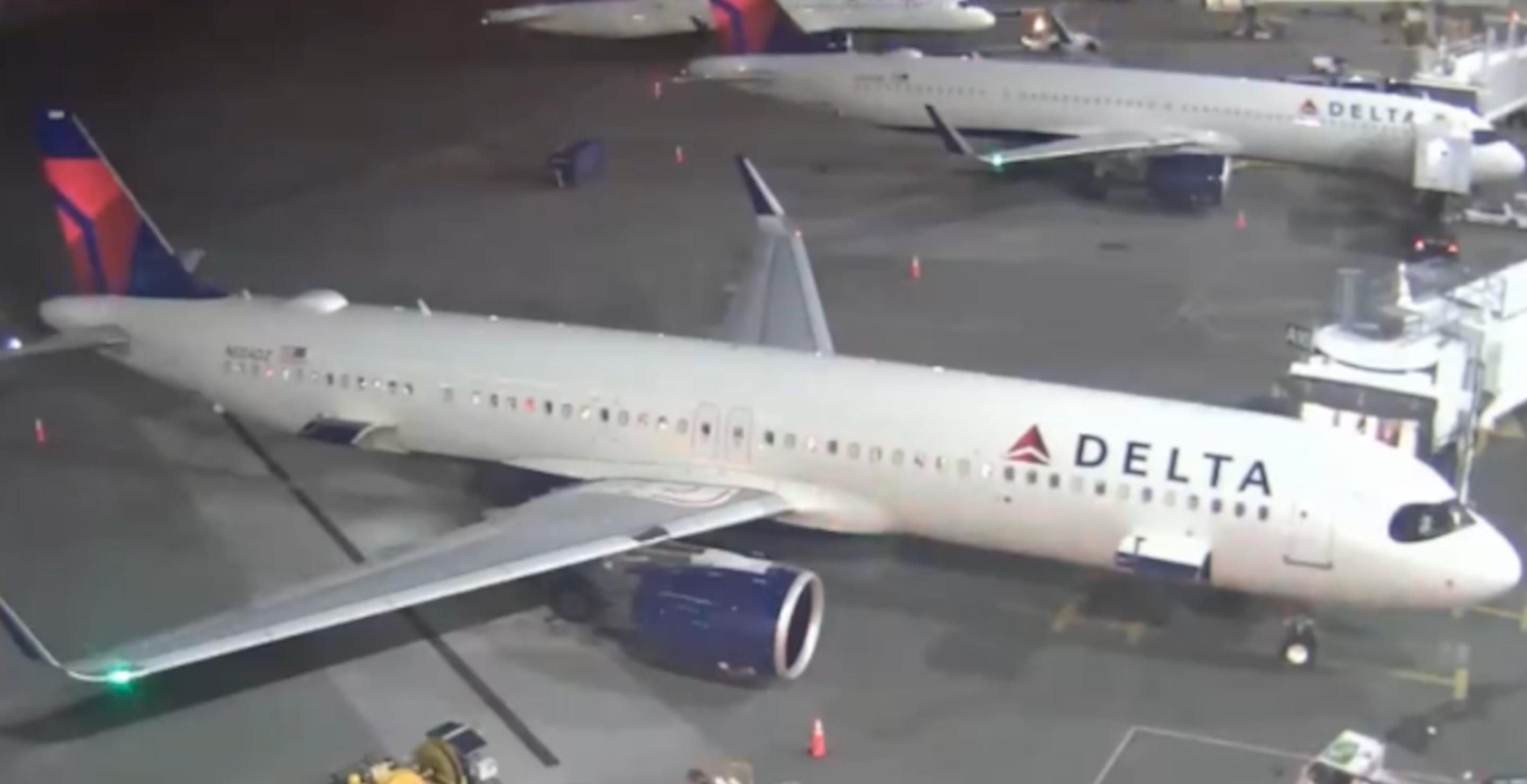 Delta Plane Evacuated After It Bursts Into Flames After Landing At Terminal