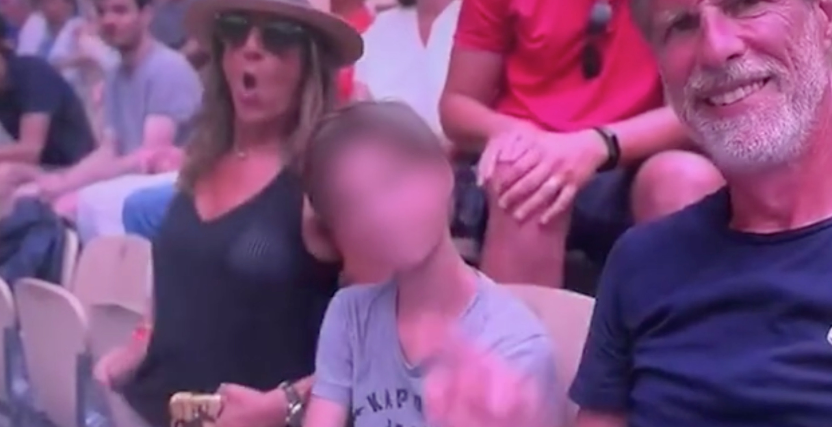 Tennis Fan Flashes The Camera At The Paris Olympics In Viral Video
