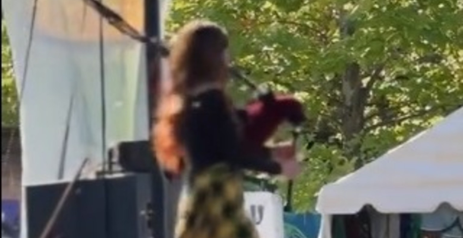 Bagpipe Player Playing 'Freebird' Is The Wildest Thing You'll See Today