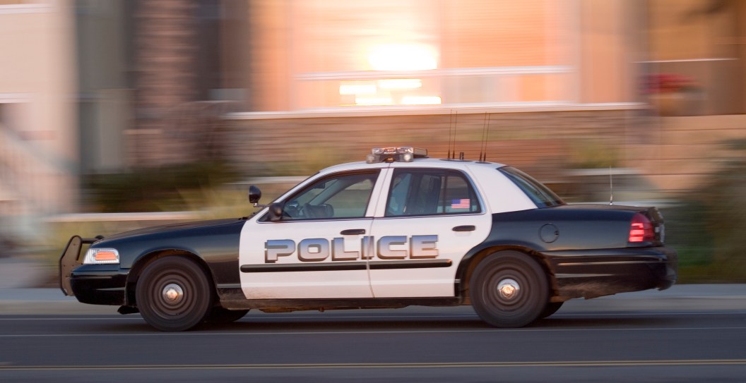fugitive front flips over fence during police chase