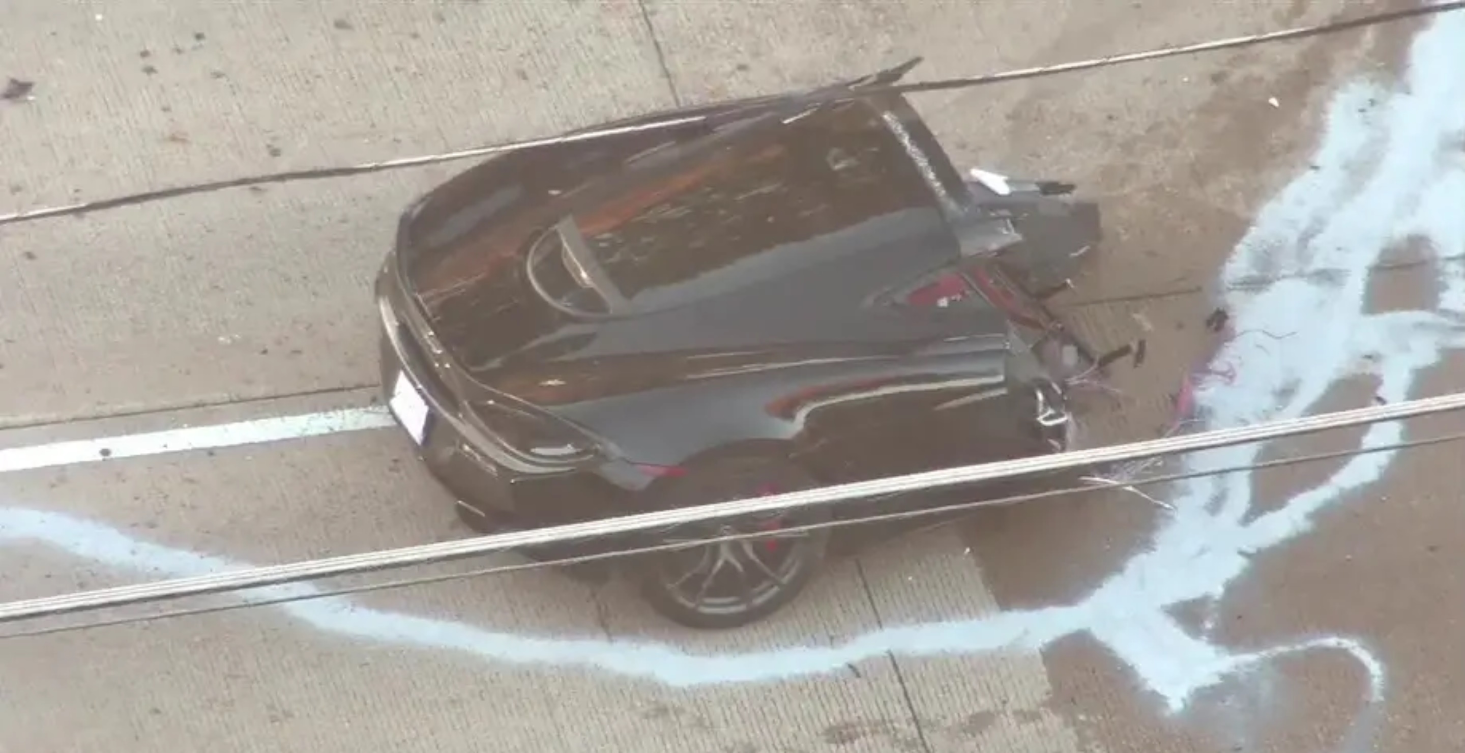 Scary Wreck Splits $200K Sports Car In Half, Killing Two