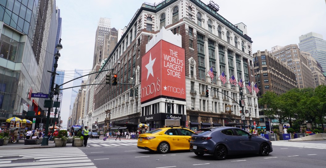 Taxi Slams Into Multiple People Outside Of Macy's In New York City