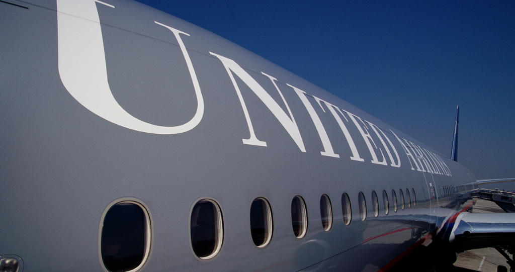 fire in cabin of United Airlines flight