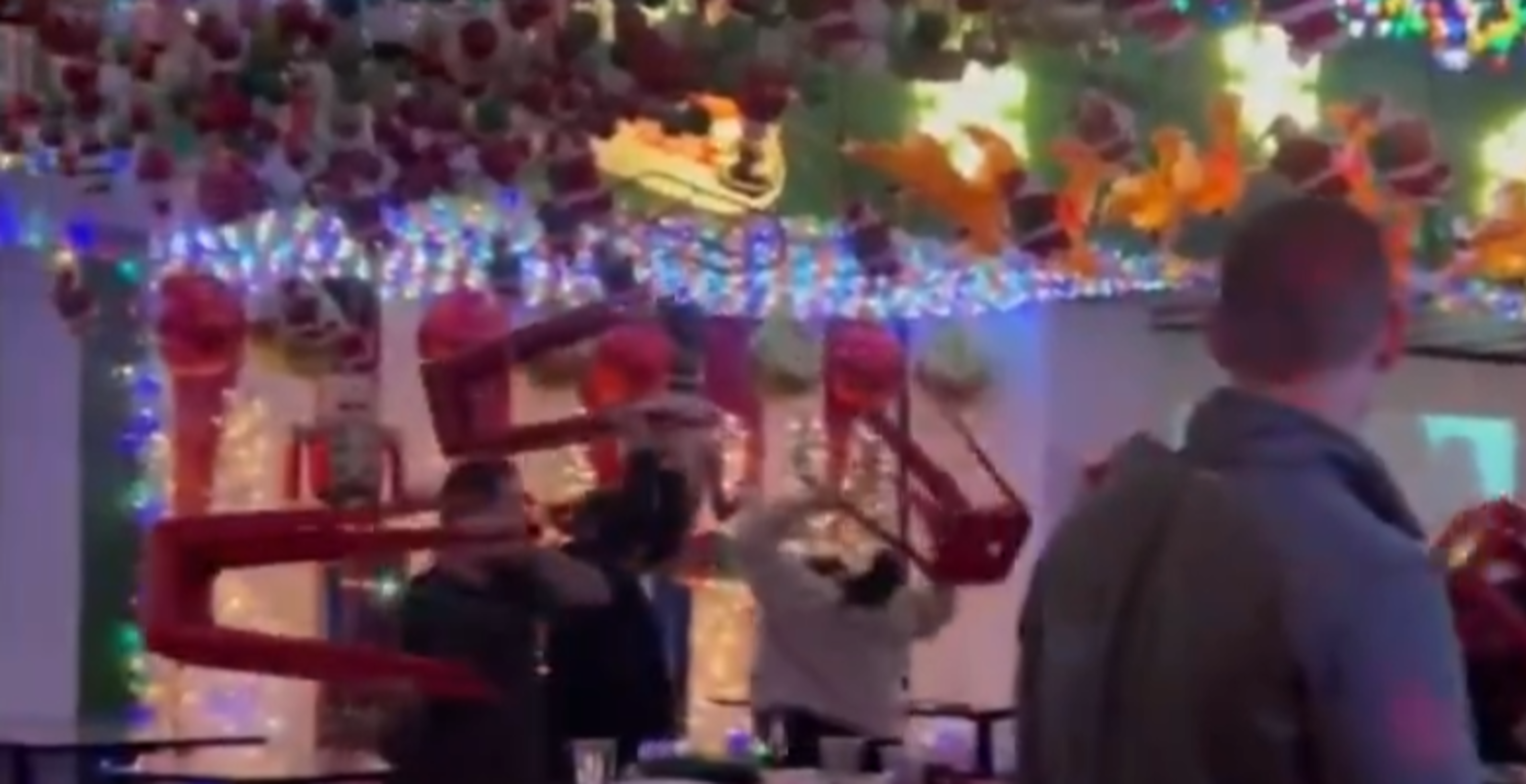 kansas men throw chairs at man who almost stabbed bar staff