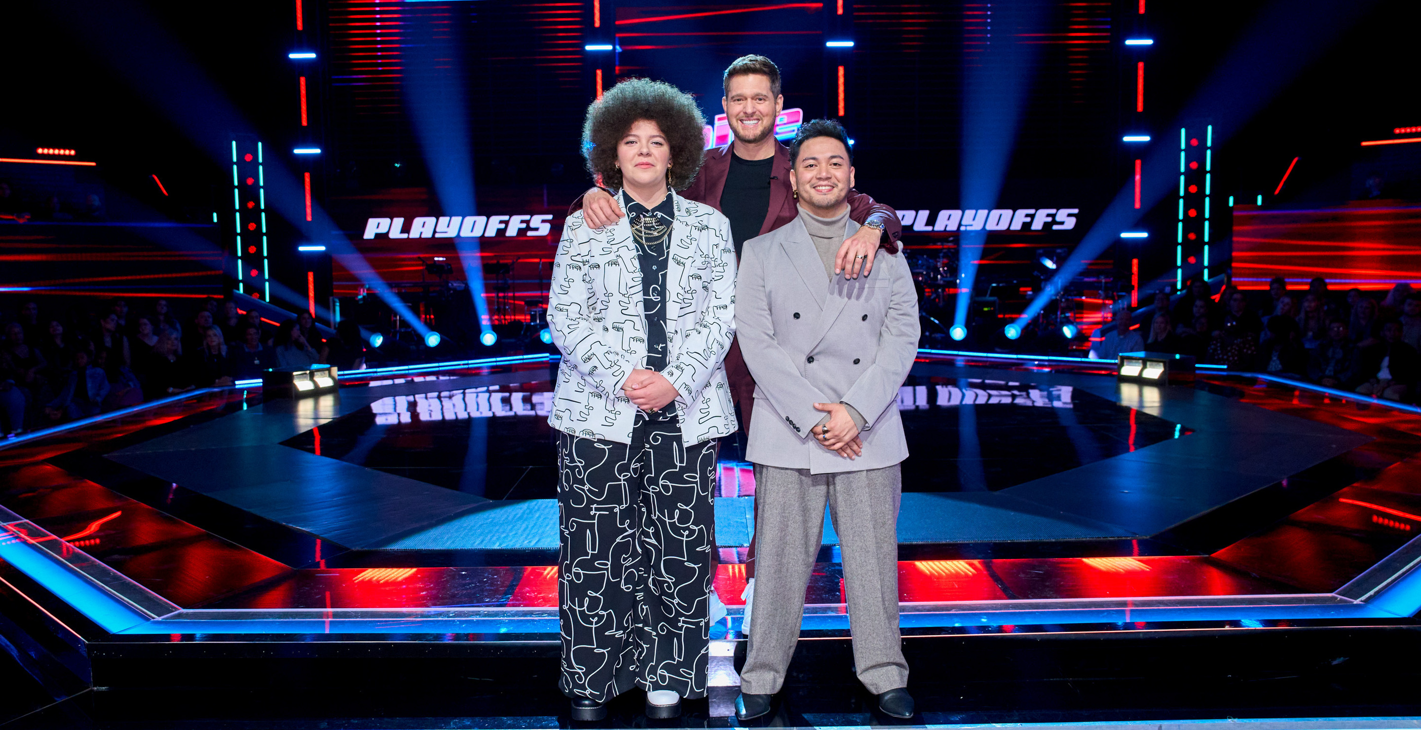 the voice contestants express how coach michael buble helped them