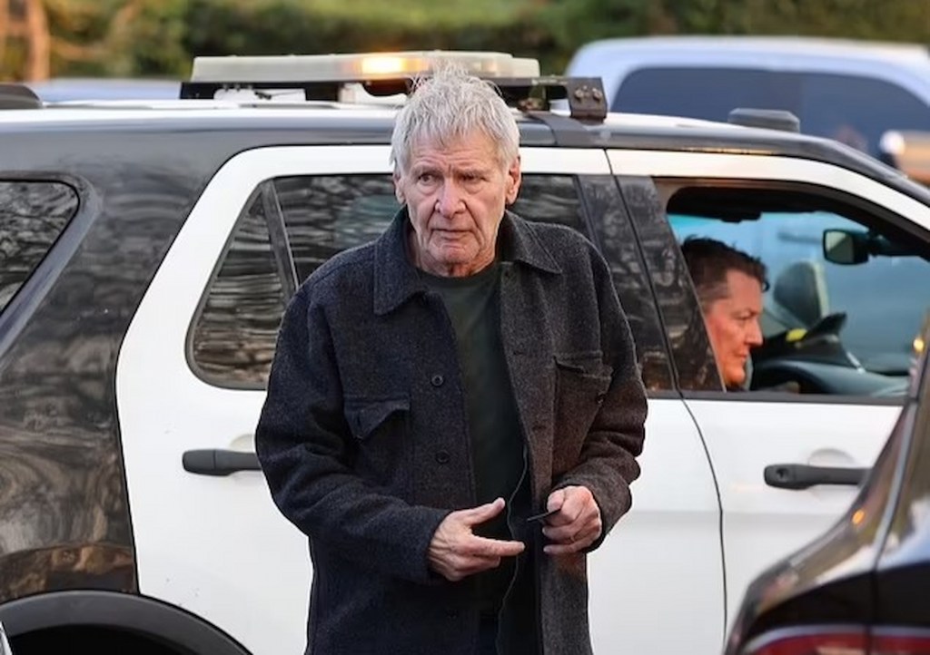Harrison Ford Appears Emotional Amid California Wildfire Evacuation
