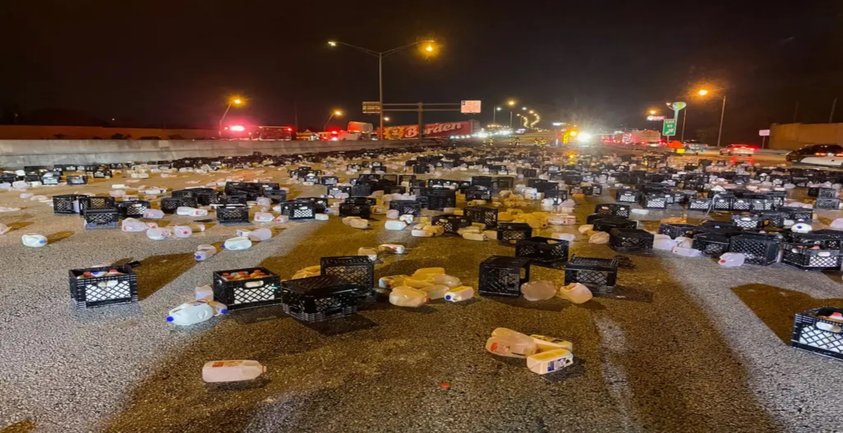 Florida Truck Spills More Than 4,000 Gallons Of Milk On Highway