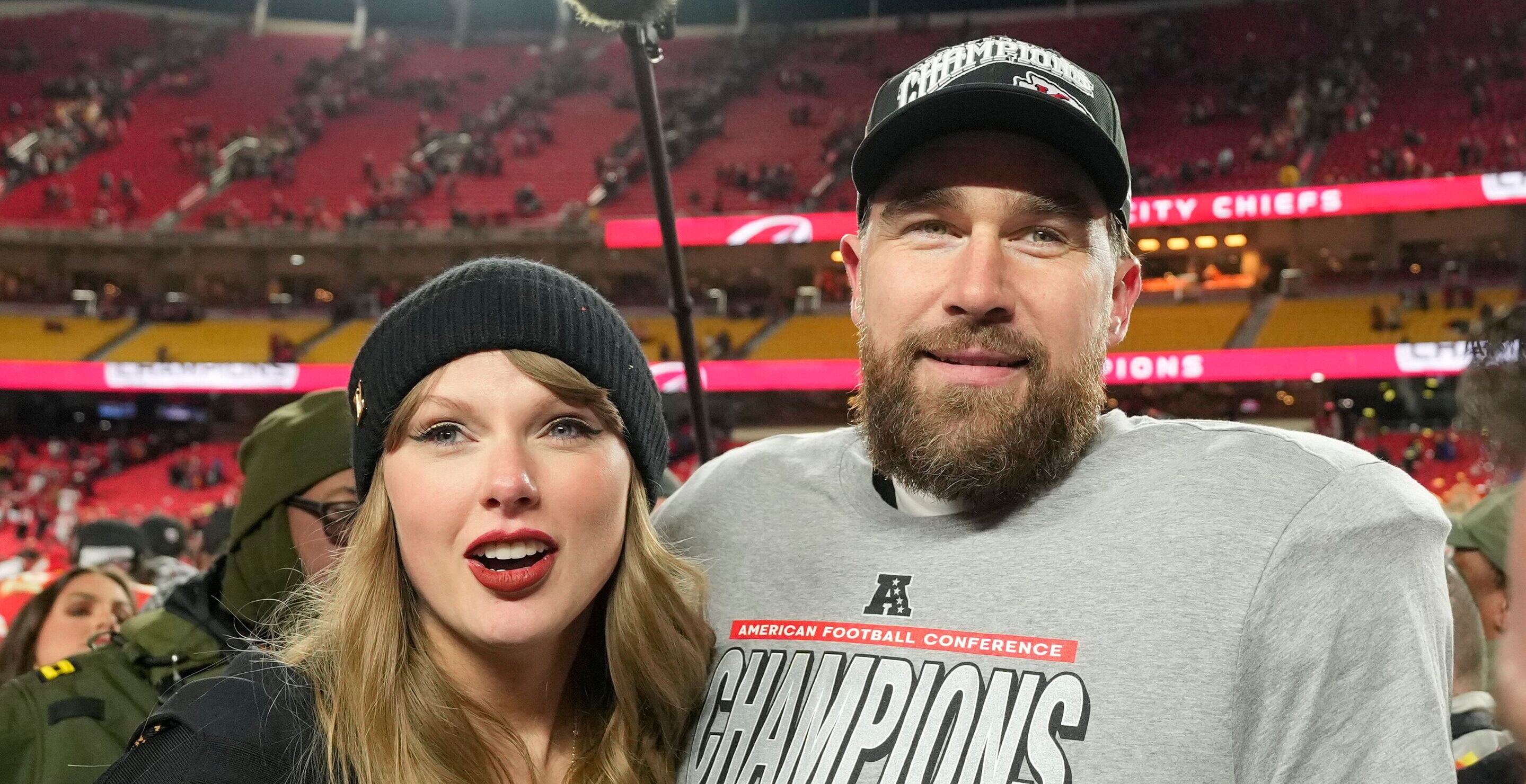 Taylor Swift Fans Outraged At Travis Kelce After He Calls Trump's Super Bowl Appearance “A Great Honor”