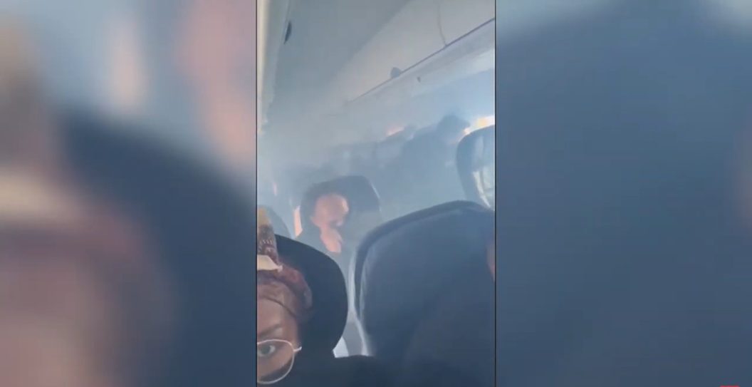 Plane, smoke, video