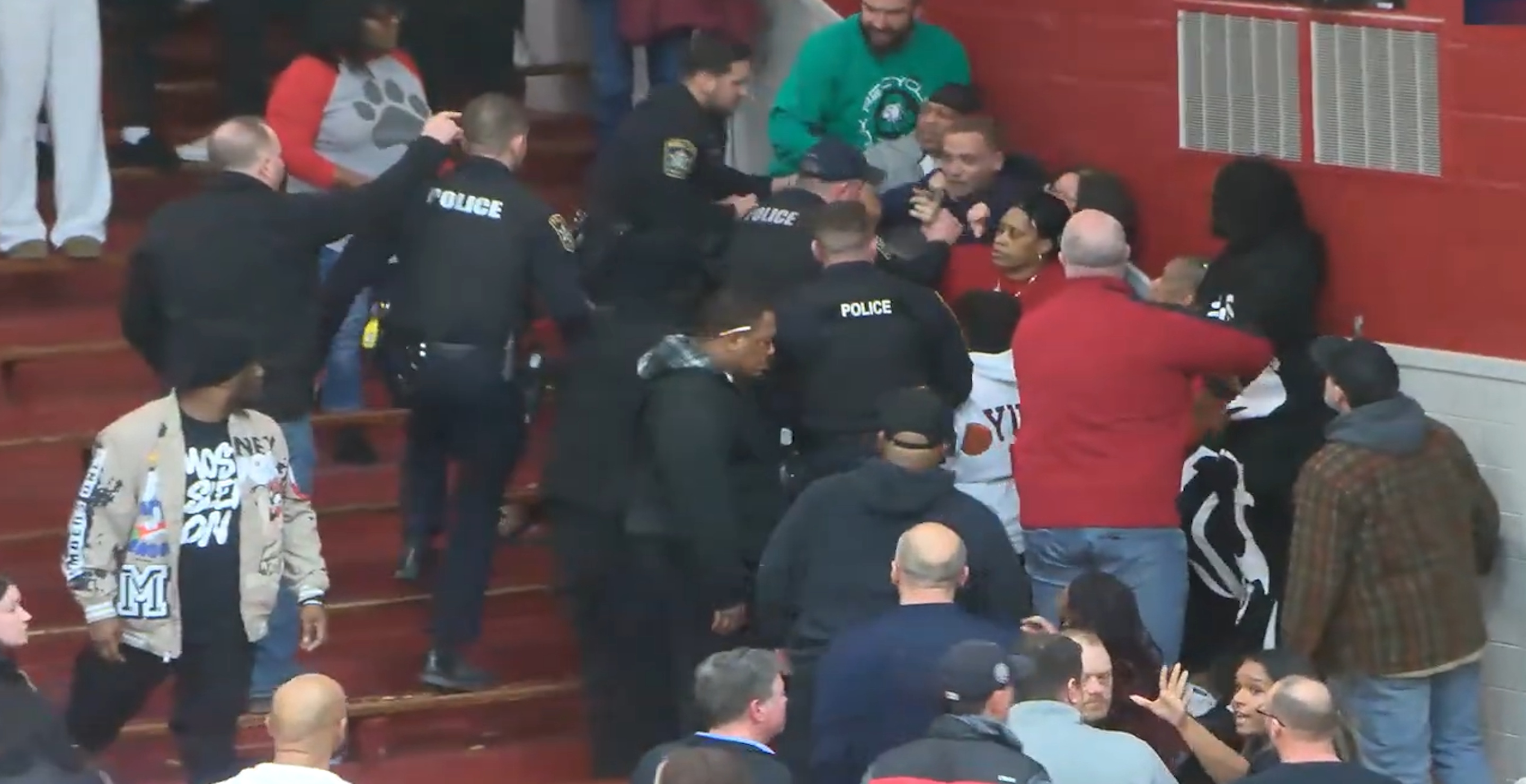 High School Playoff Game Ends In A Big Brawl