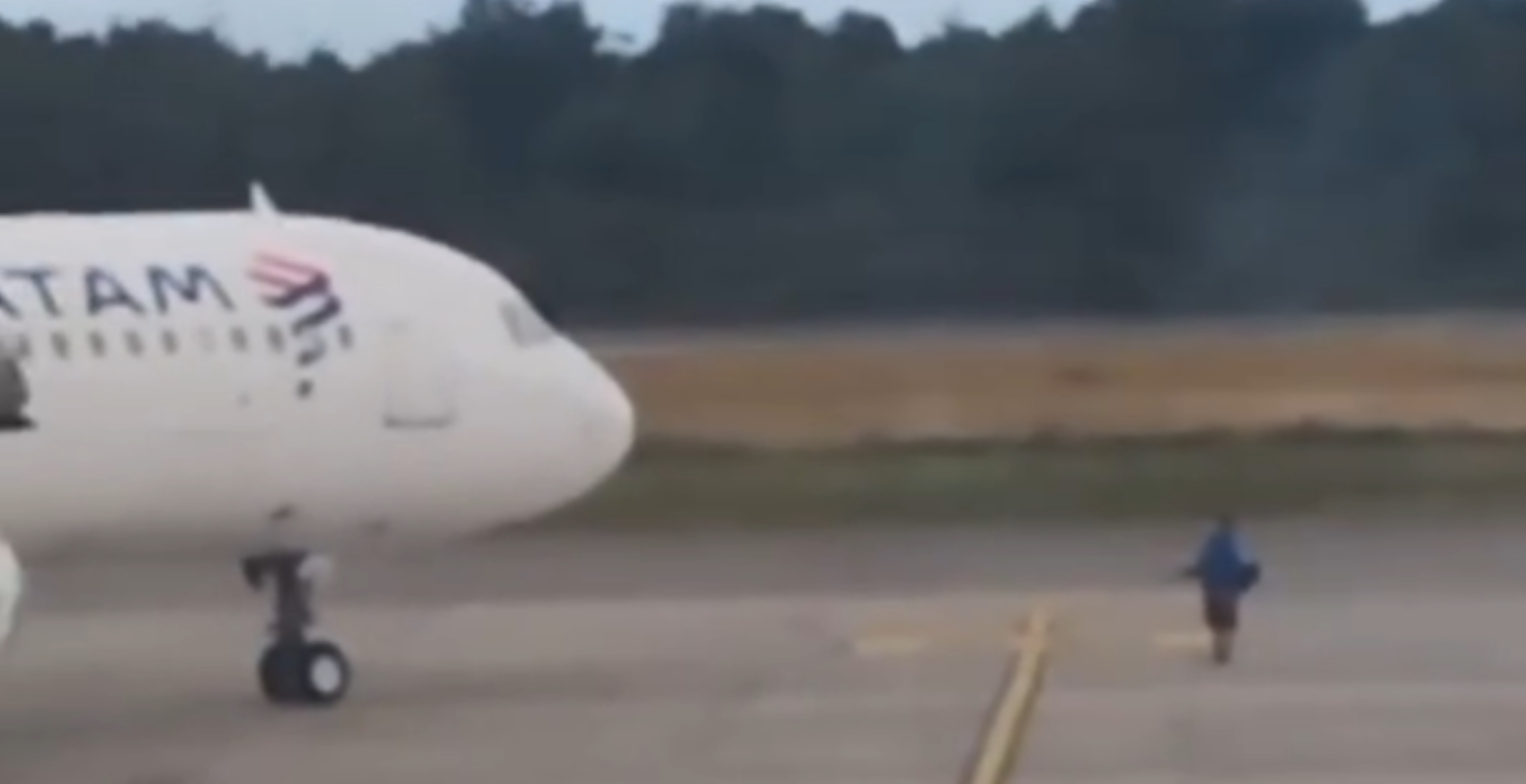 Passenger Walks Onto Airport Runway And Blocks Flight From Leaving After Missing Flight
