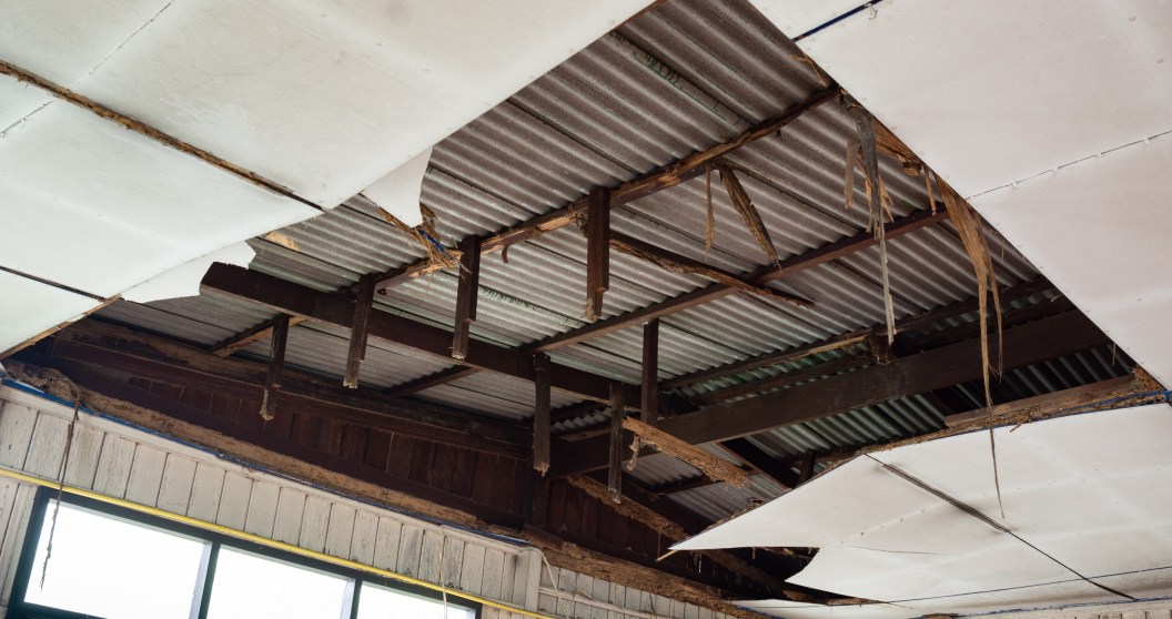 Tourist Wakes To Find Hotel Room Ceiling Collapsing In The Middle Of The Night