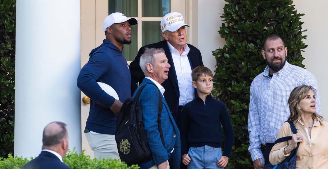 NFL Star Saquon Barkley Trashes Critics After Golf Trip With President Donald Trump