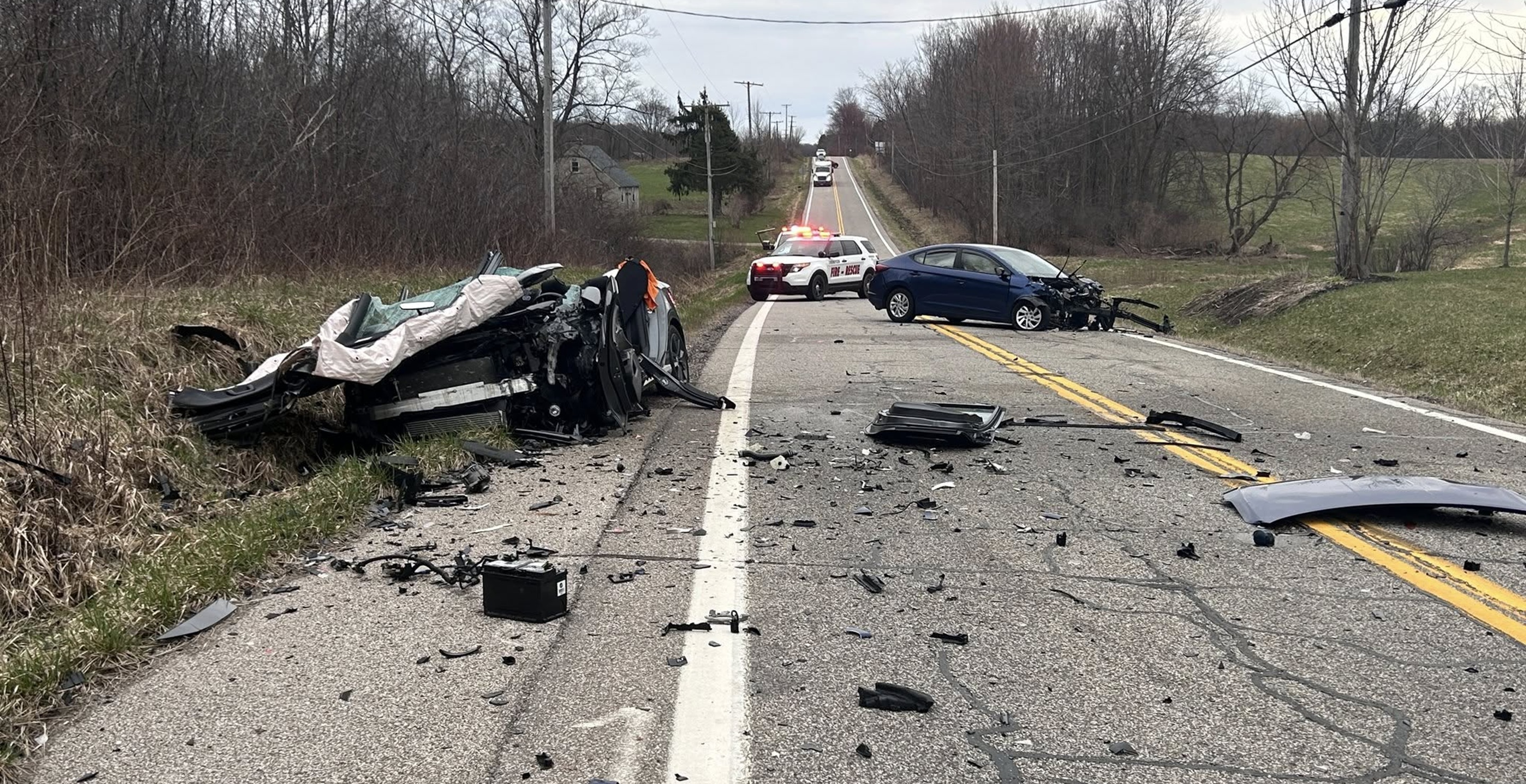 Ohio crash, doughnut