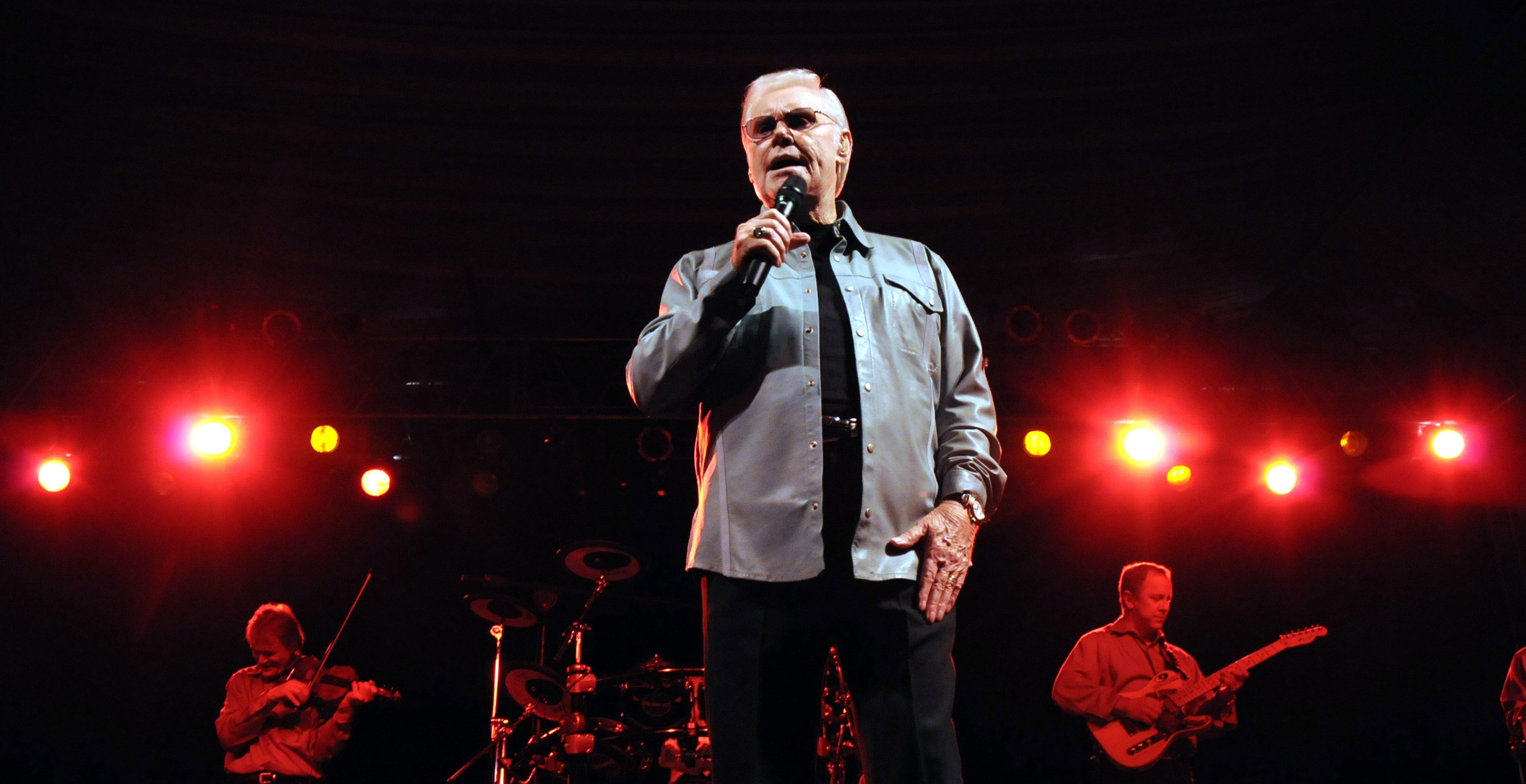 George Jones performing