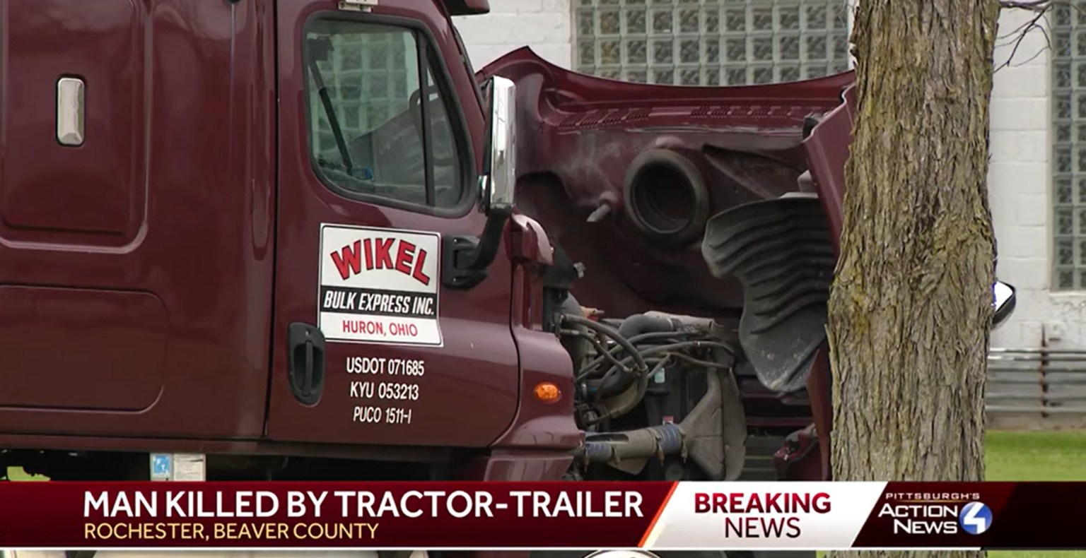 Truck Driver Dies After Trying To Stop Tractor-Trailer From Rolling Away