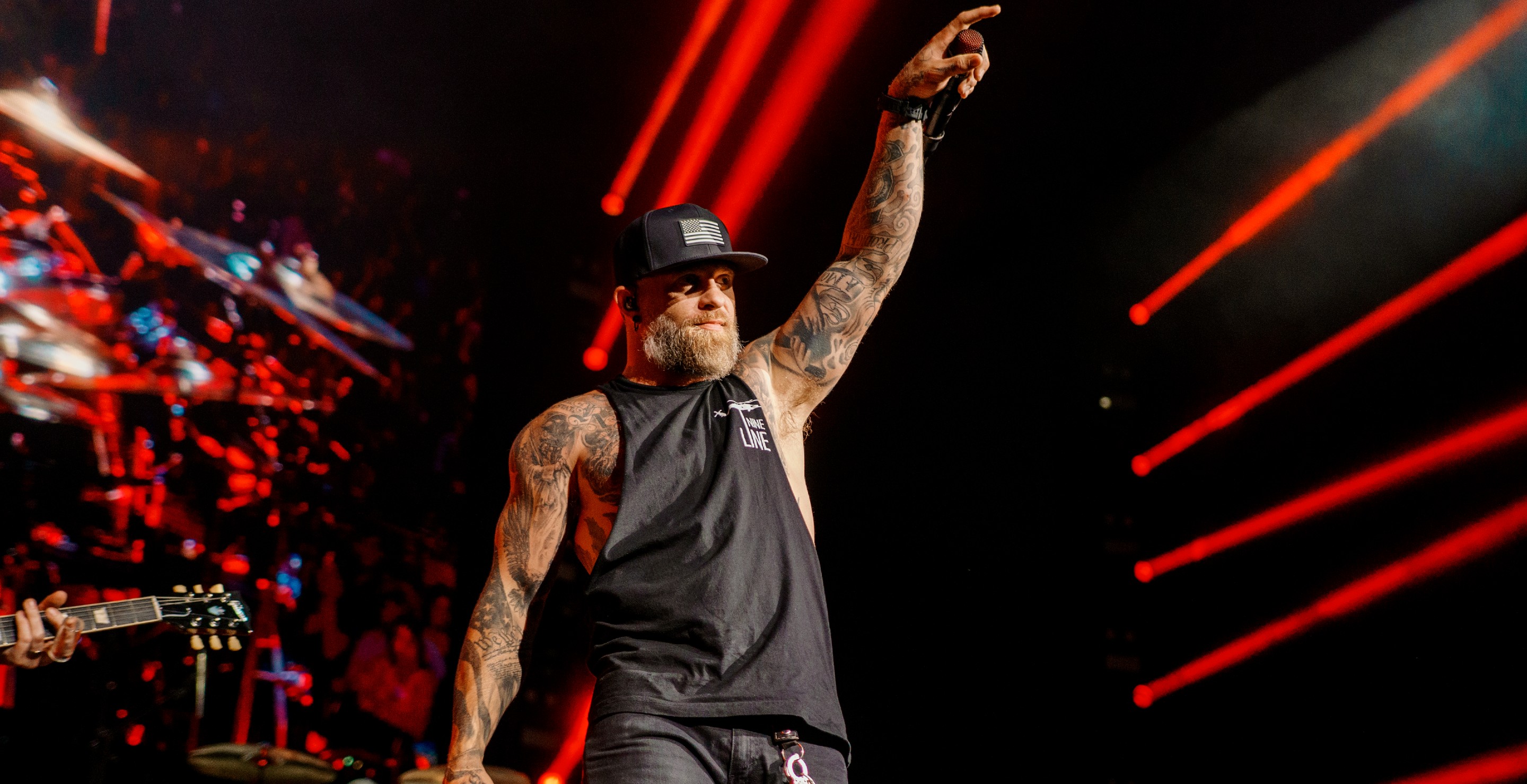 Watch a Concerned Brantley Gilbert Stop Concert To Cuss Out Security Guard