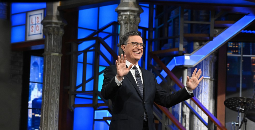 Stephen Colbert Spider Stephen Colbert Gets Candid About the Person Who Will Be His Late-Night ...