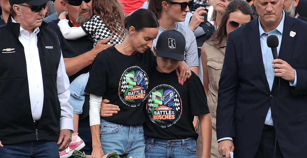 Kyle Larson's Young Son Consoles Kyle Busch's Family at Coca-Cola 600