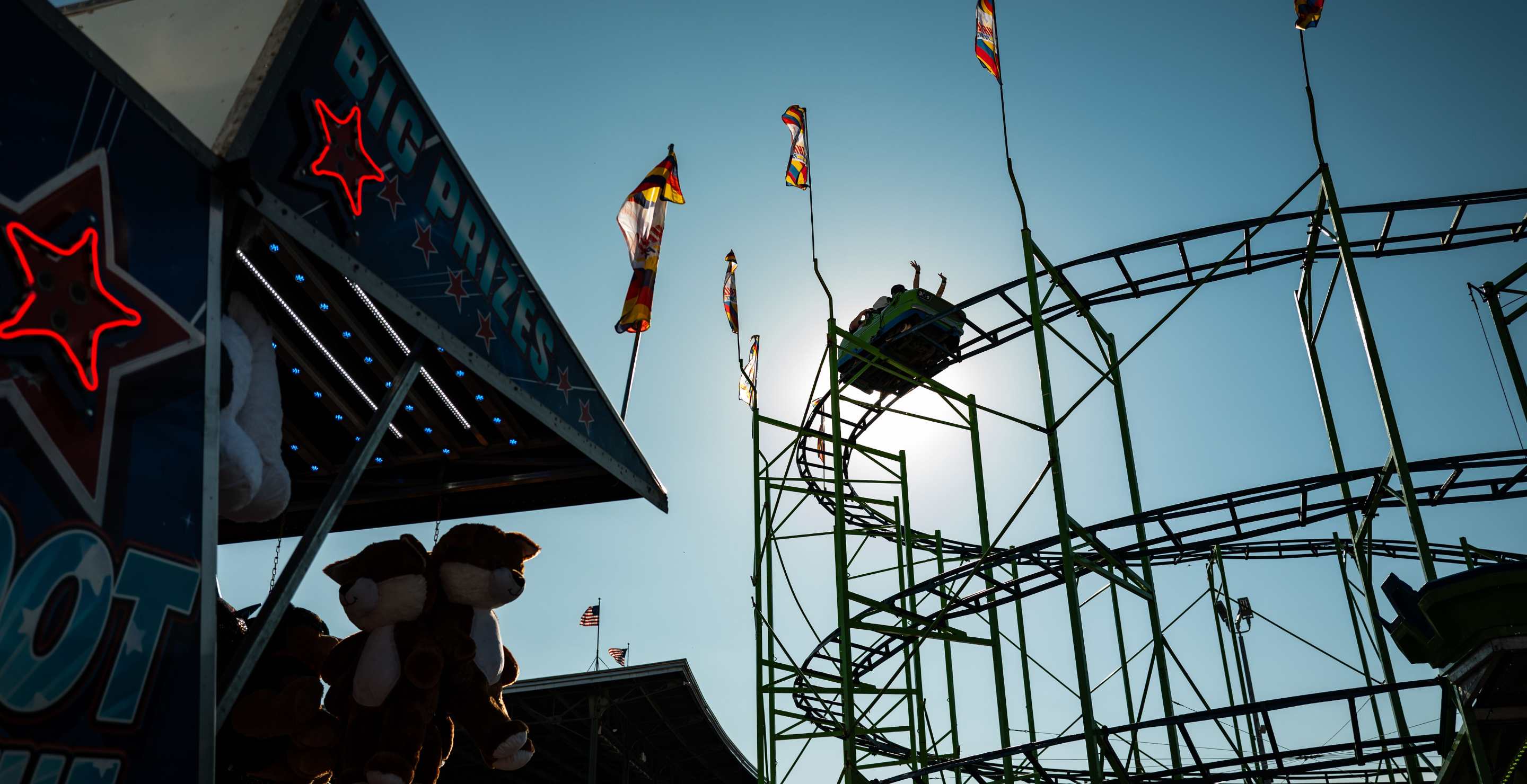 Amusement Park Rollercoaster