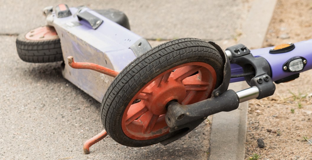 Teen E-Bike Rider Hit by Car During Live News Report About Another Crash