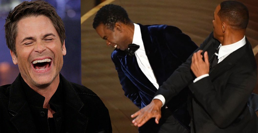 Why Rob Lowe Was 'Happy' Will Smith Slapped Chris Rock