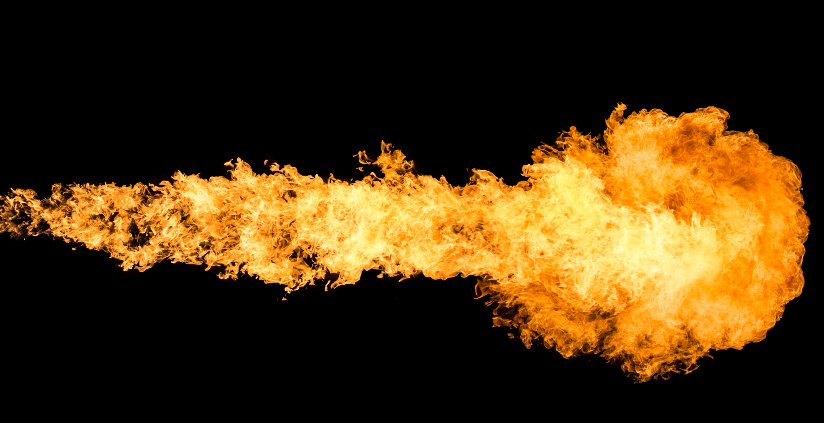 Half-Naked California Man Shoots Homemade Flame Thrower at Police in Wild Video