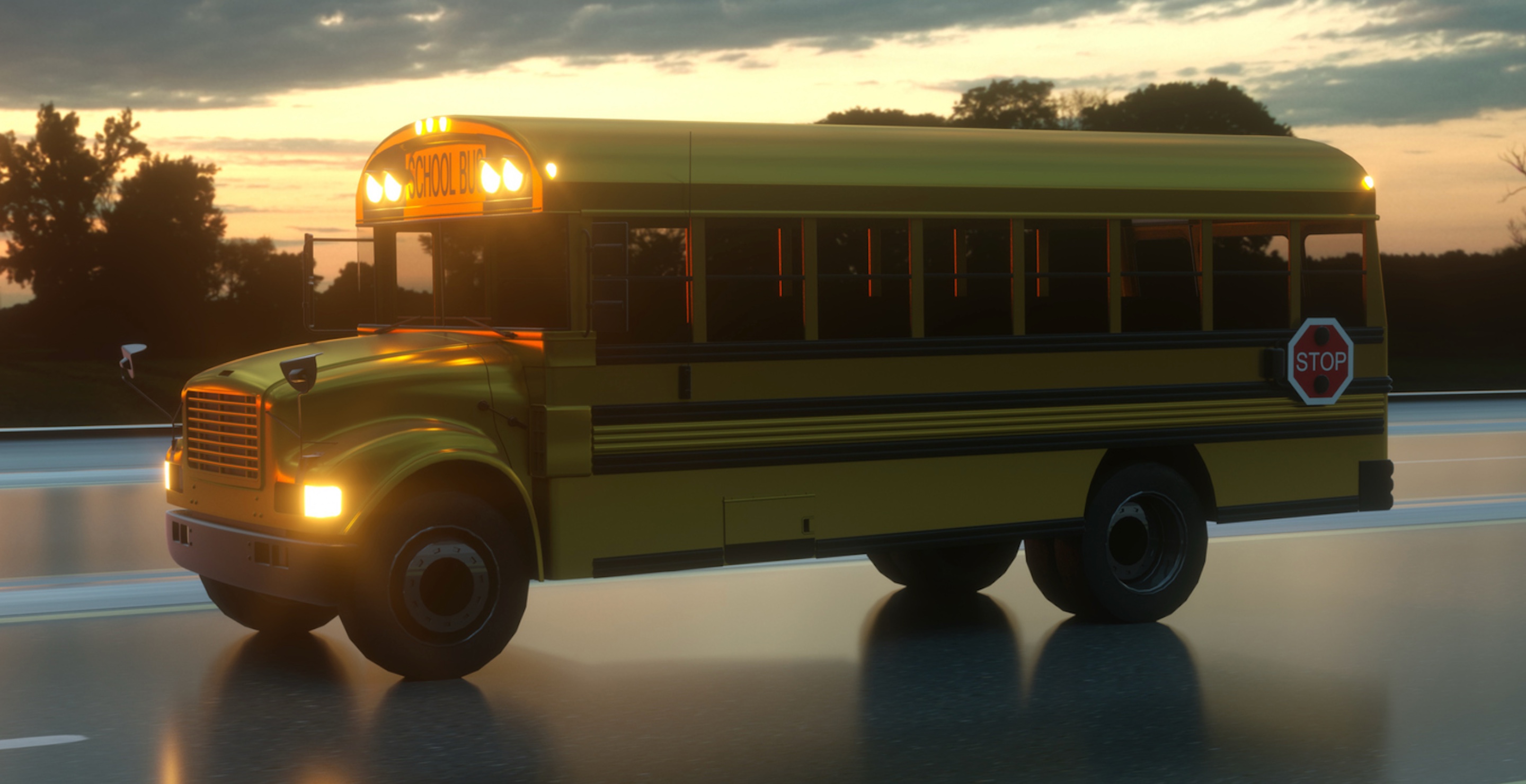 School Bus Overturns on Georgia Highway After Football Game, 25 Hospitalized