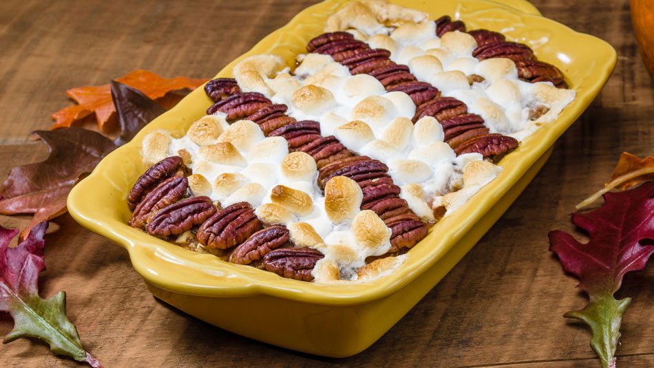 sweet-potato-casserole-with-pecans-and-marshmallows