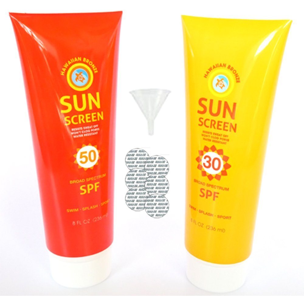 sunscreen flask