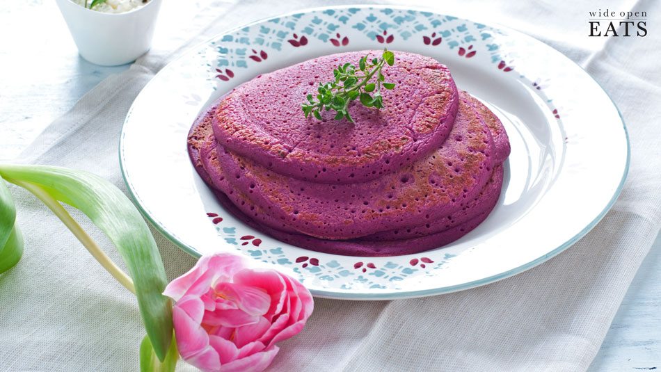 Pink-Beet-Pancakes