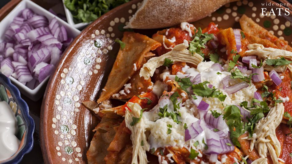 Red Chicken Chilaquiles