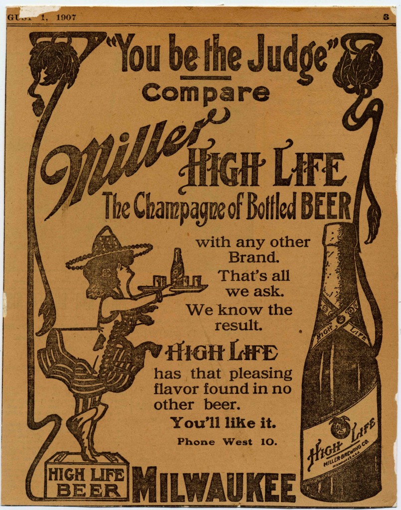 Miller High Life Champagne of Beers