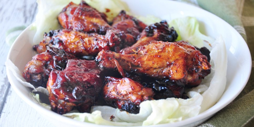 chicken wings in honey bbq sauce