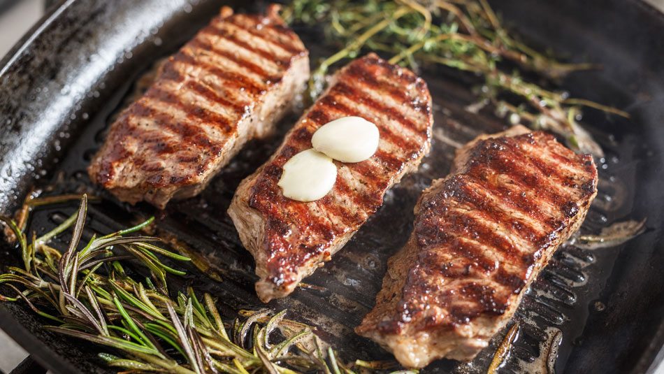 Garlic-and-Rosemary-Steaks
