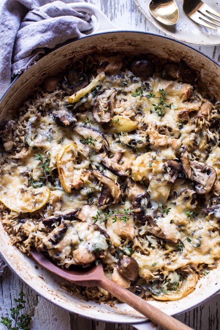 One Pan Dinners-chicken-and-wild-rice-casseroles