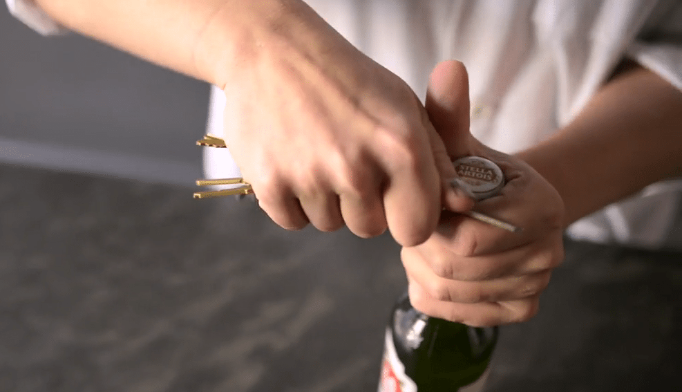 how to open a bottle without a bottle opener