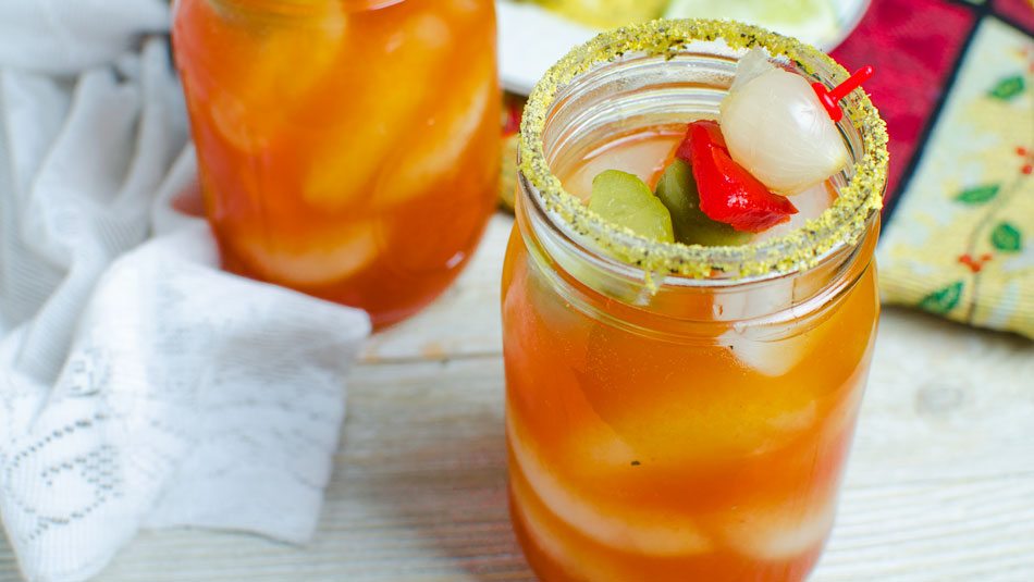 Bloody Mary Kombucha Cocktail