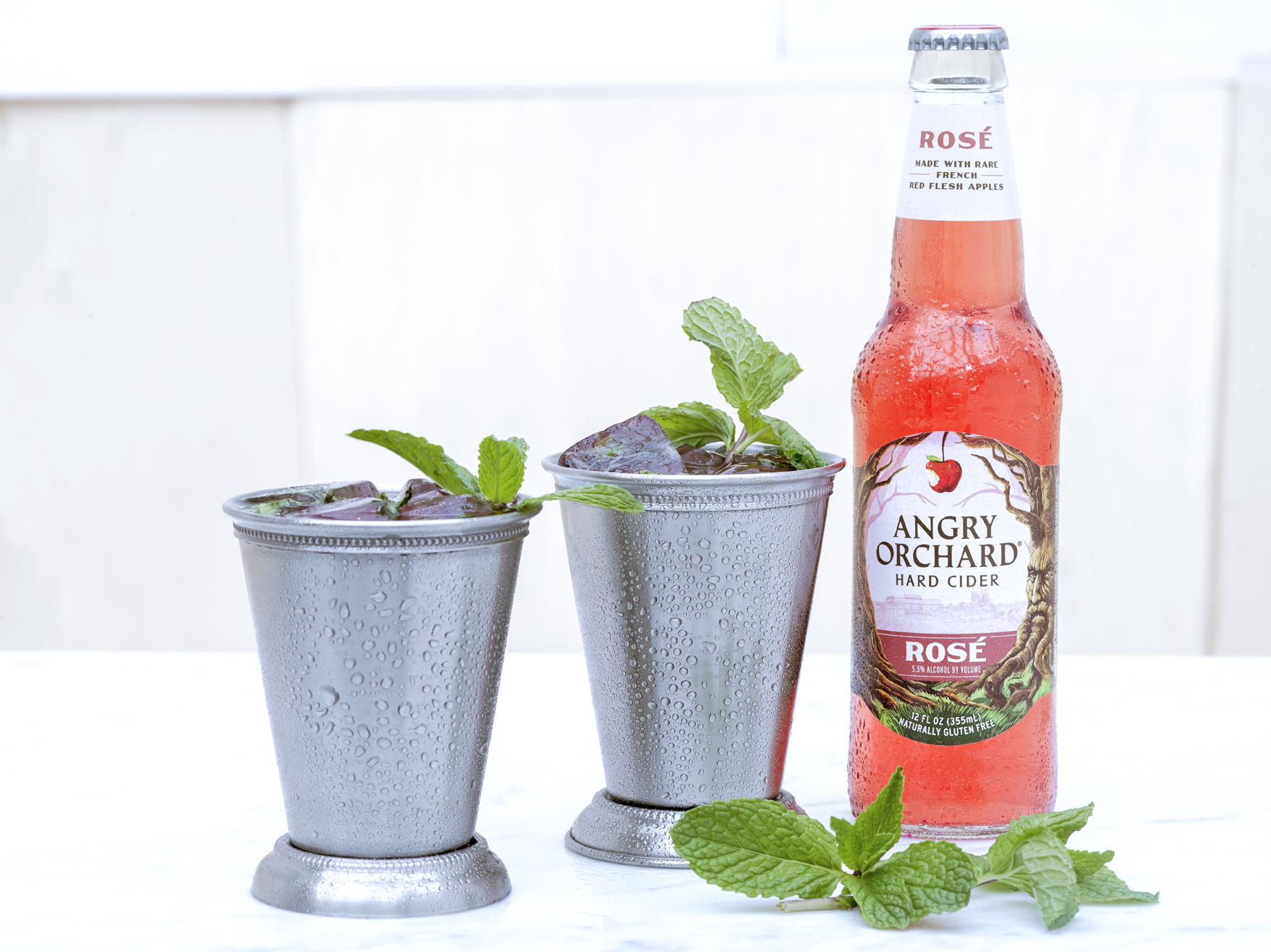 angry orchard rose julep
