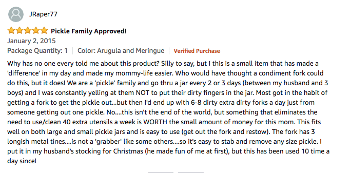 Pickle Fork Reviews