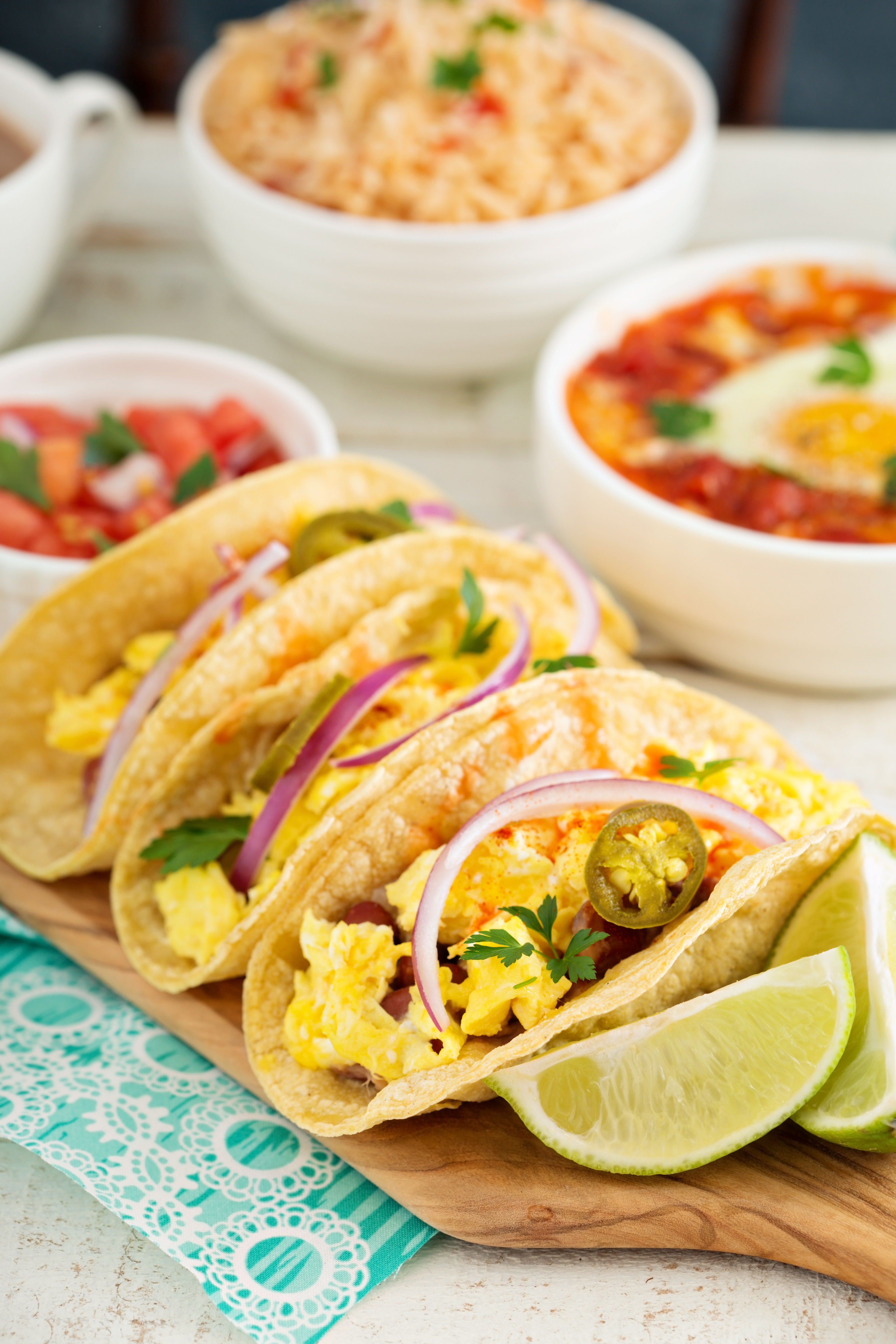 United Airlines Breakfast Tacos