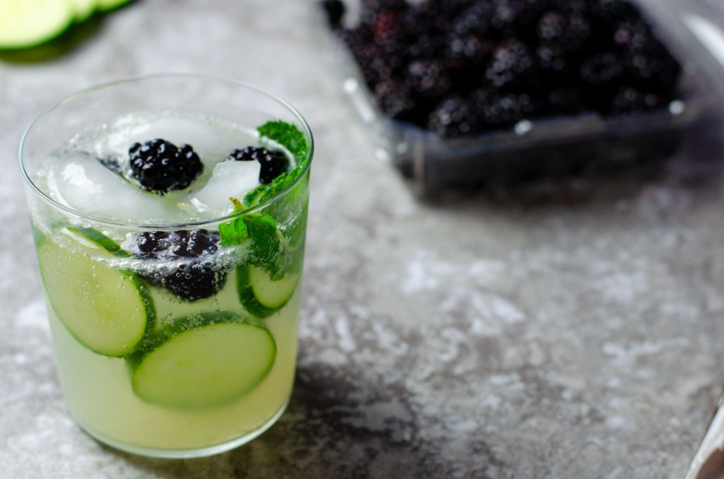 Blackberry Cucumber soda