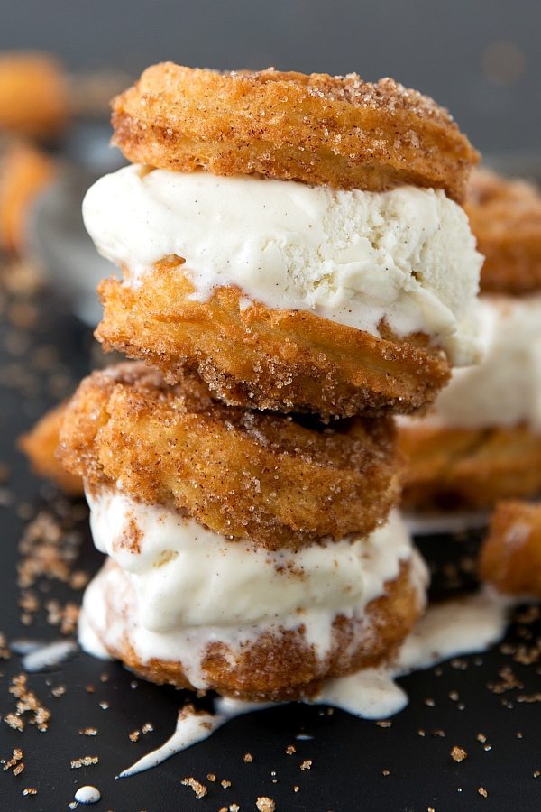Churro ice cream Churro ice cream