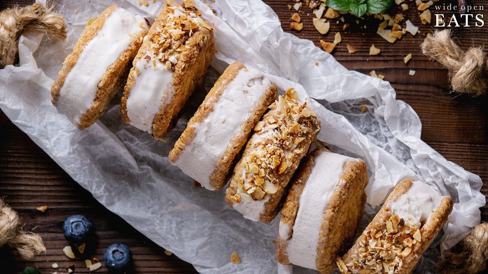 blueberry ice cream sandwiches blueberry ice cream sandwiches