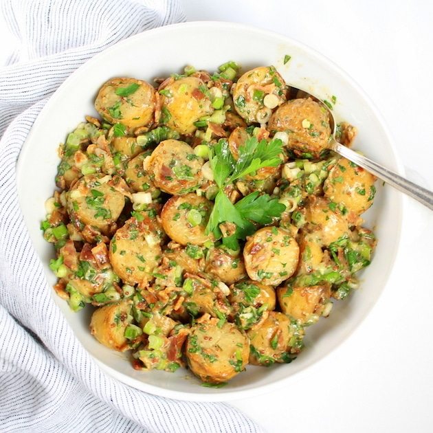 Potato Salad with salt and vinegar Potato Salad with salt and vinegar